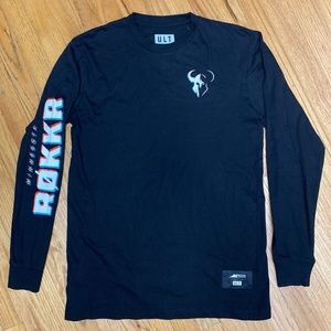 MEN’S CALL OF DUTY -ULT MINNESSOTA ROKKR LONG SLEEVE BLACK SHIRT